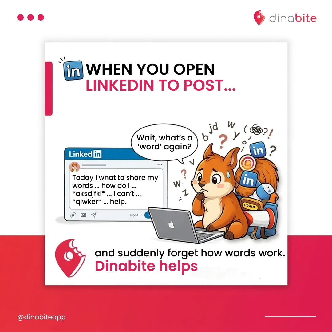 Dinabite — Social media, simplified